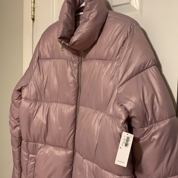 Old Navy cozy violet puffer jacket - Picture 2 of 6